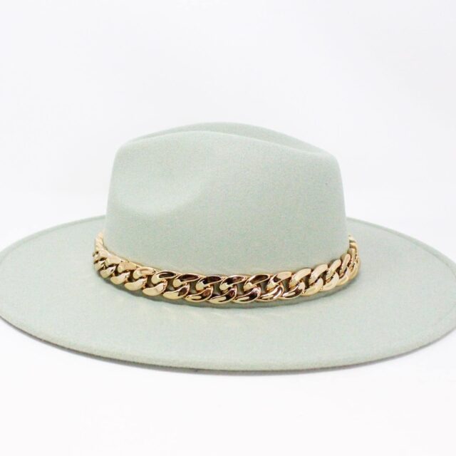MCA122 Mint Chain Link Suede Hat 4
