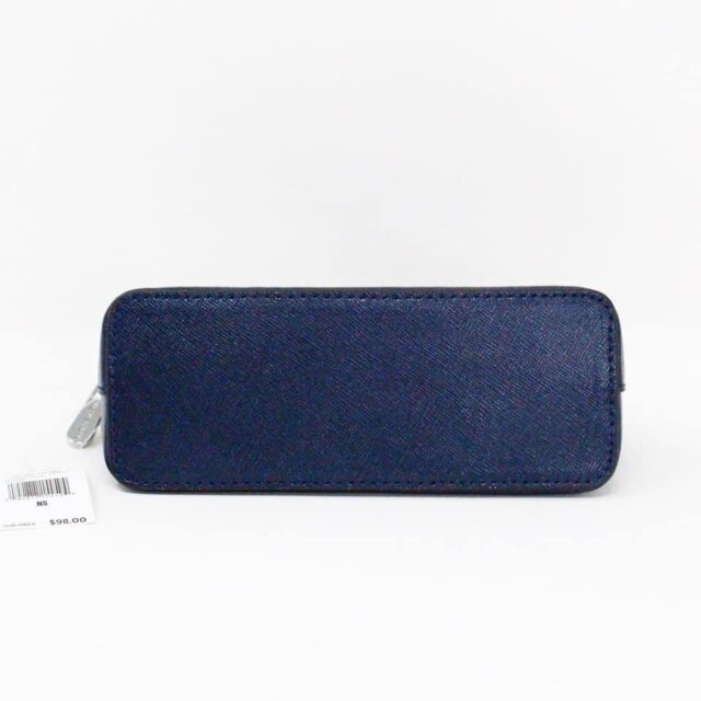 MICHAEL KORS 34164 Midnight Blue Saffiano Leather Travel Pouch 5