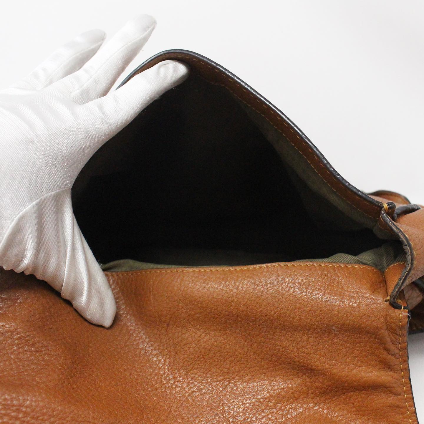 CHLOE #31633 Brown Leather Medium Marcie Flap Shoulder Bag – ALL
