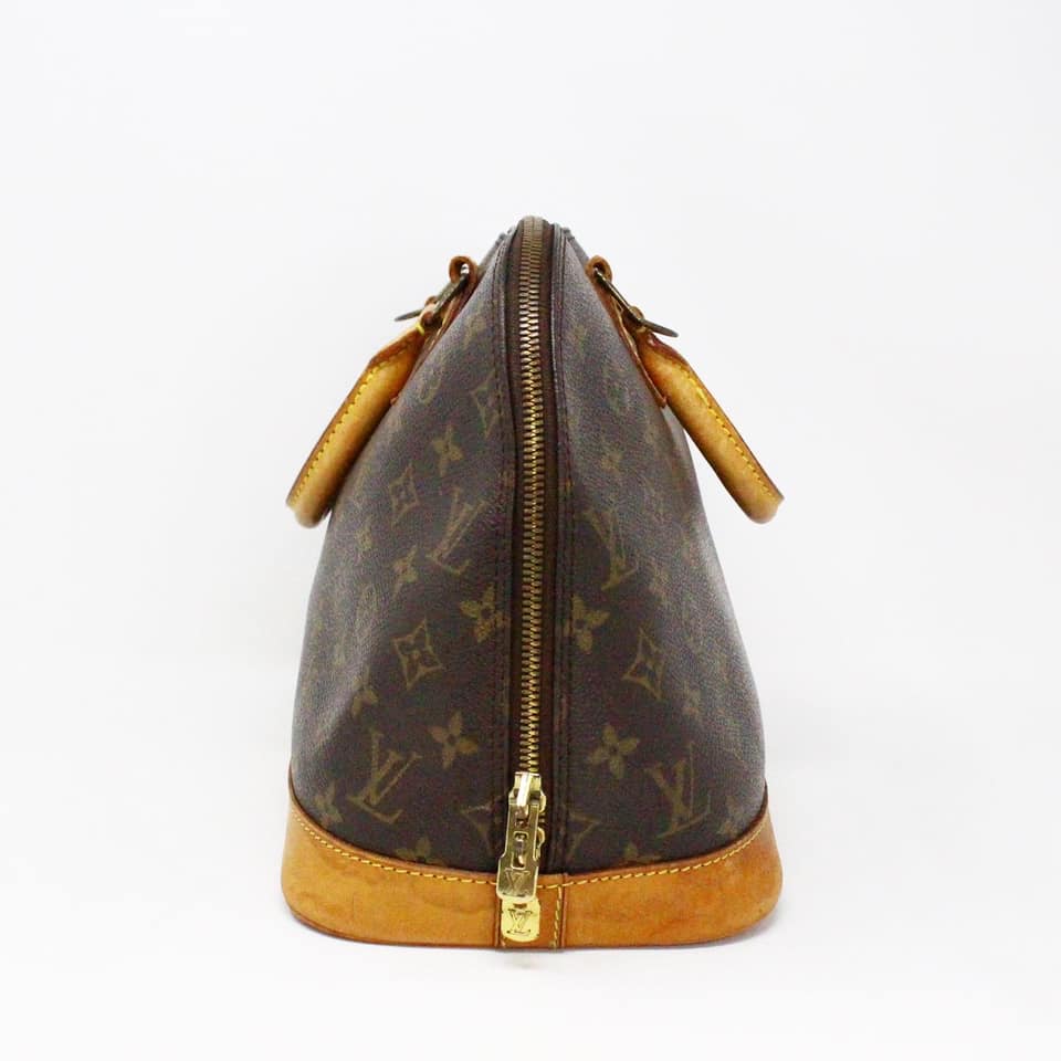 Louis Vuitton Prune Ostrich Alma PM Bag with Gold Hardware. , Lot  #56366