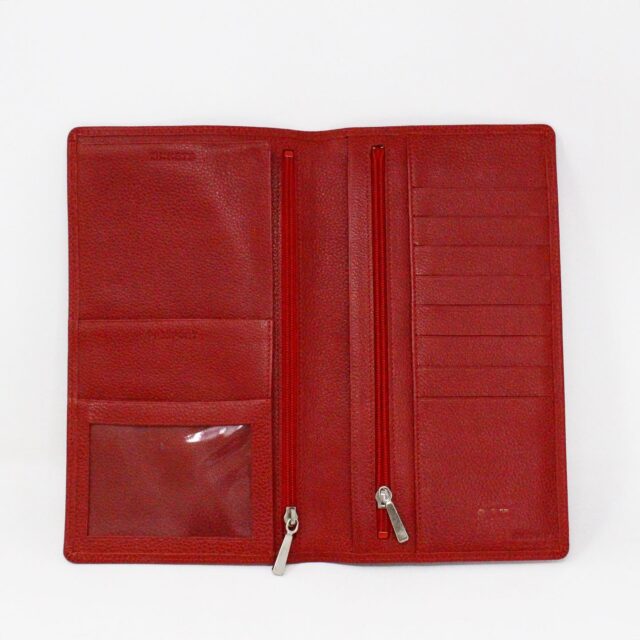 DOONEY BOURKE 35663 Red Leather Wallet 7
