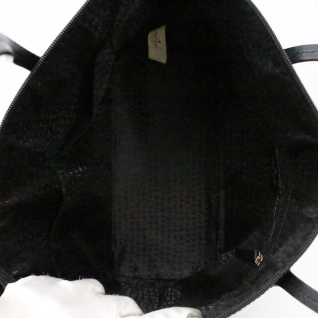 KATE SPADE 35464 Black Saffiano Leather Polka Dot Small Tote Bag 6