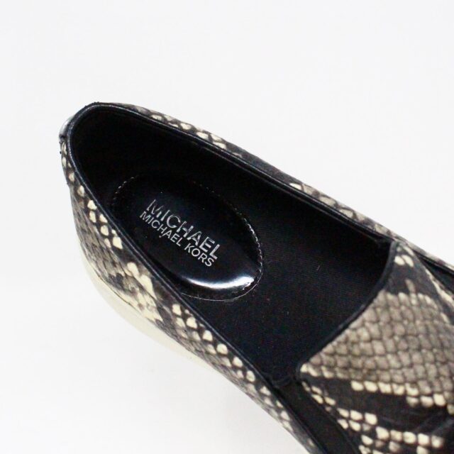 MICHAEL KORS 35530 Trent Snake Print Pom Pom Slip On Sneakers US 6.5 EU 36. 10