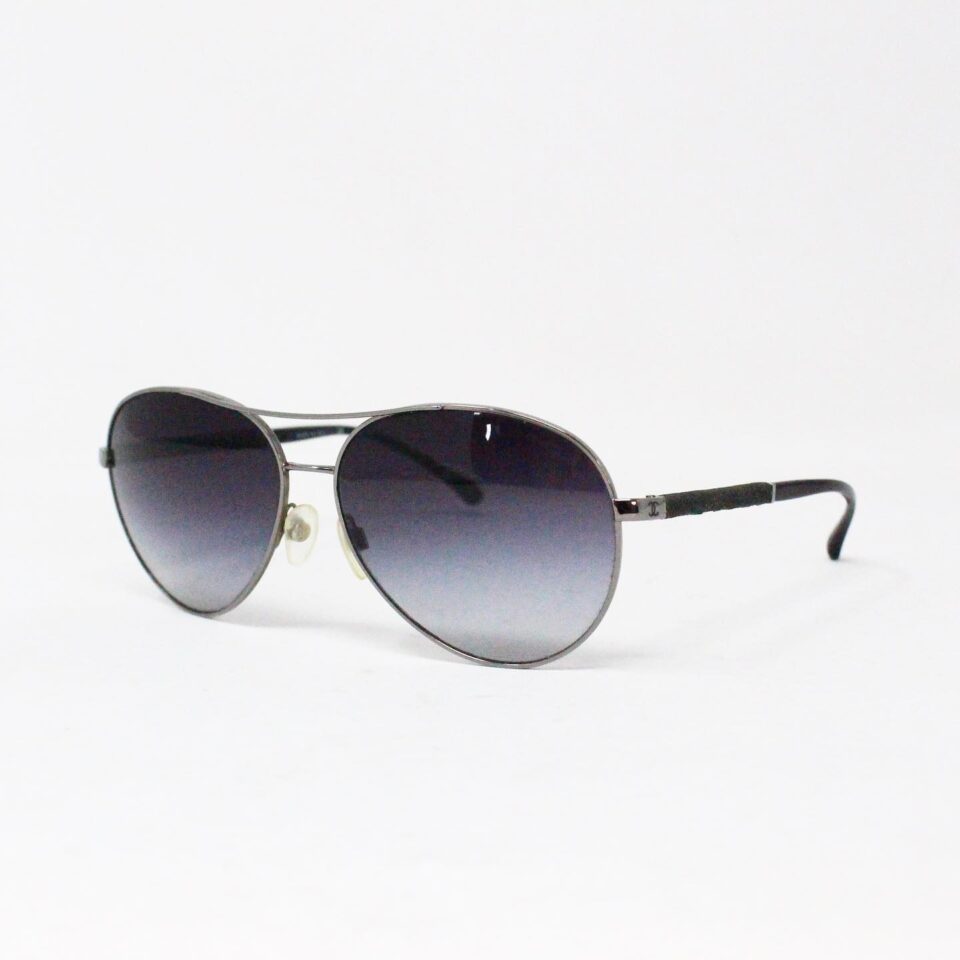 CHANEL #35401 Black Aviator Sunglasses – ALL YOUR BLISS