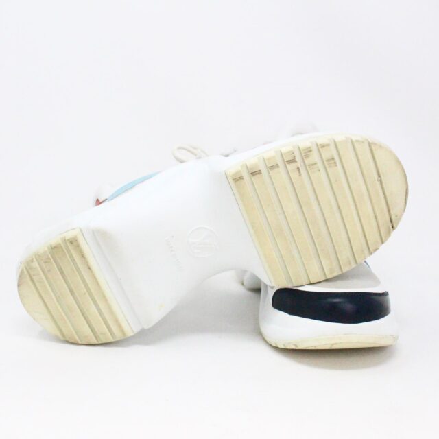 LOUIS VUITTON 35782 White Leather Archlight Sneakers US 9 EU 39 4