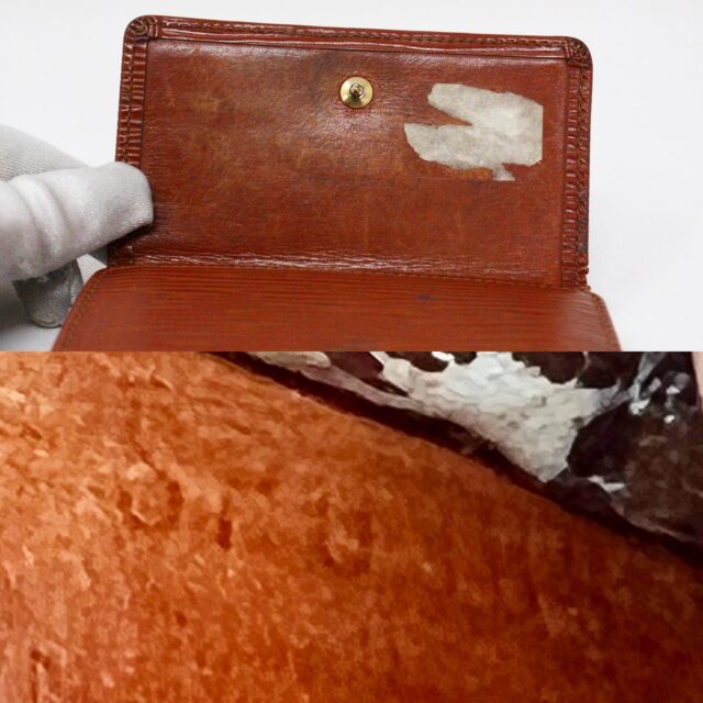 LOUIS VUITTON 36213 Orange Epi Leather Wallet 8