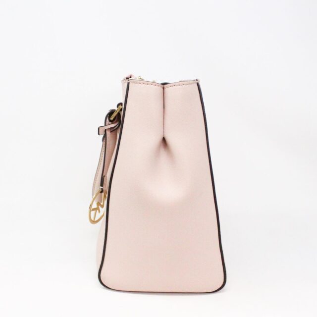 MICHAEL KORS 36063 Blush Pink Saffiano Leather Handbag with Strap 3