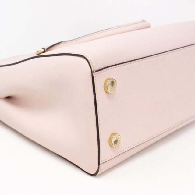 MICHAEL KORS 36063 Blush Pink Saffiano Leather Handbag with Strap 5