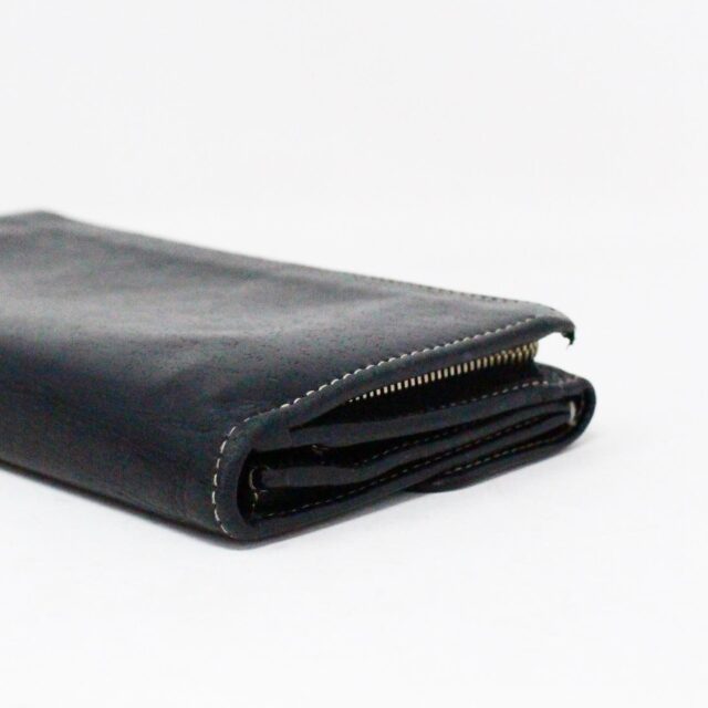 SALVATORE FERRAGAMO 36216 Black Leather Long Wallet 6