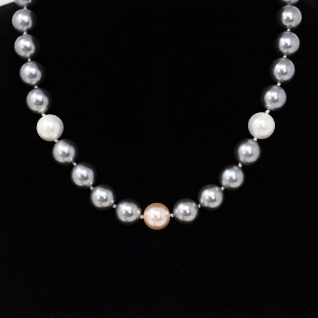 36317 Handmade Genuine Akoya Multi Color Pearl Jewelry Set 6