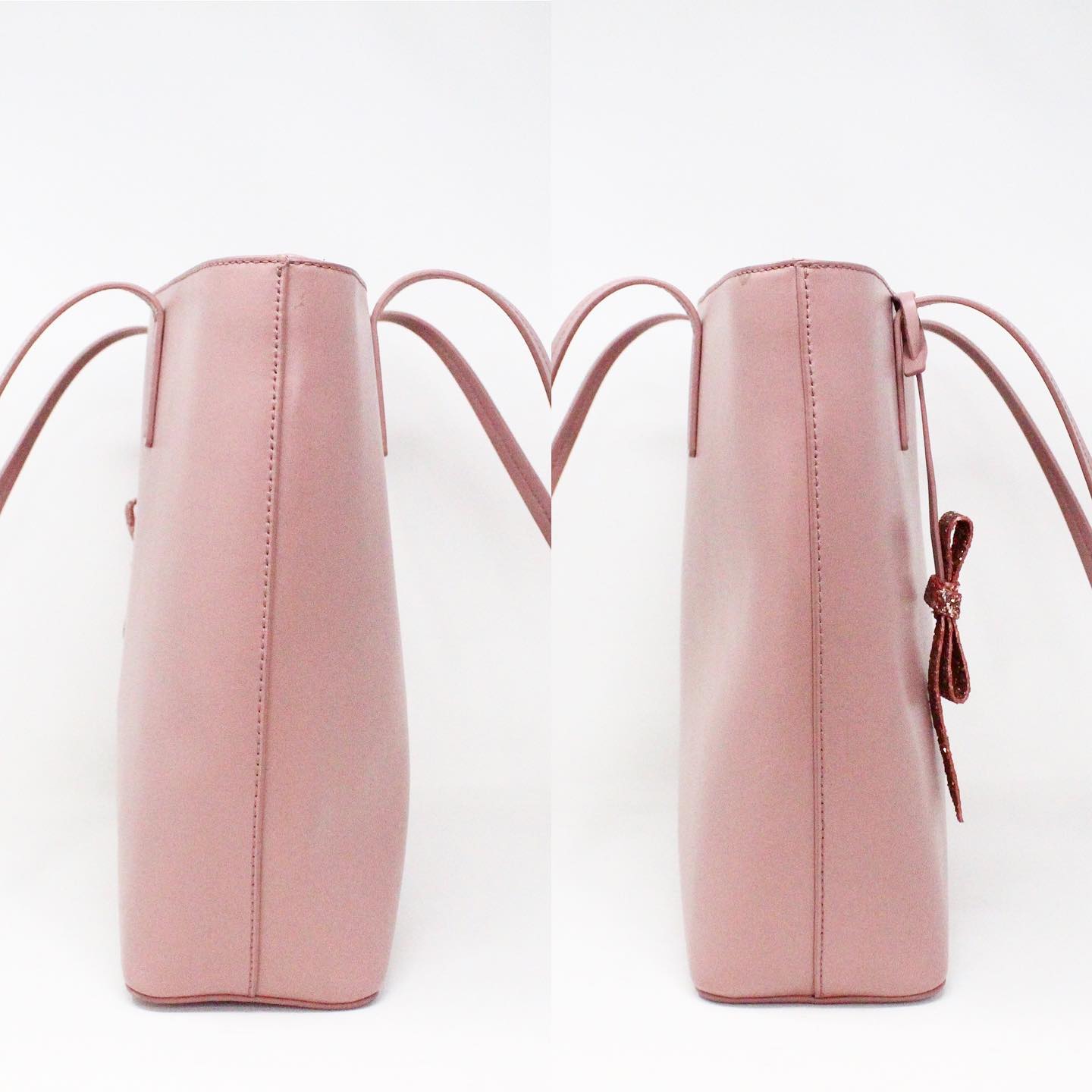 ON SALE* KATE SPADE #36464 Pastel Pink Smooth Leather Tote Bag