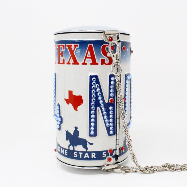 LITTLE EARTH 36882 Texas License Plate Chain Crossbody Bag 6