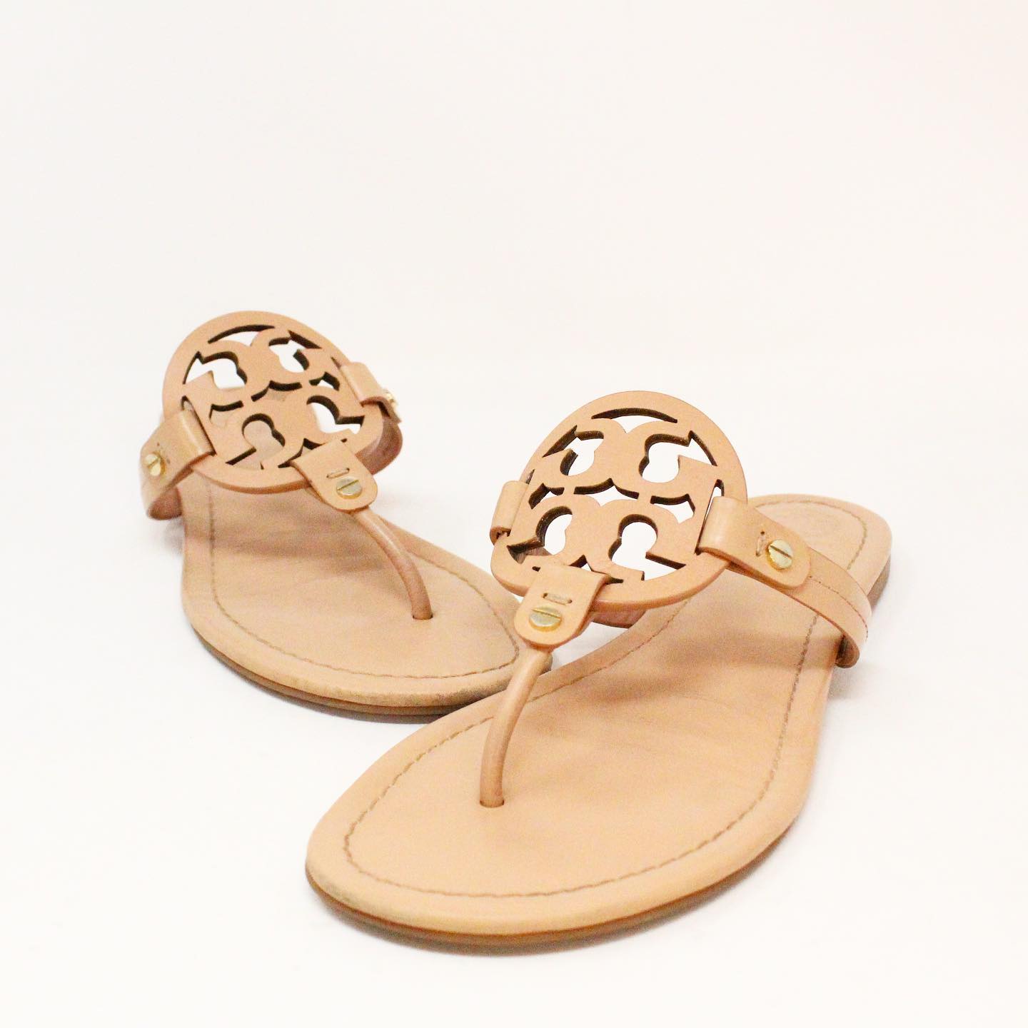 TORY BURCH #36514 Nude Miller Thong Sandals (US  EU ) – ALL YOUR  BLISS