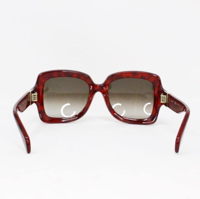 VALENTINO 36540 Red Tortoise Rock Stud Sunglasses 3