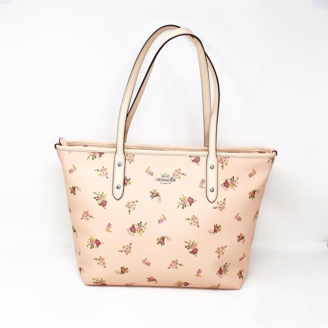 COACH 37215 Daisy Floral Pink Tote Bag 1