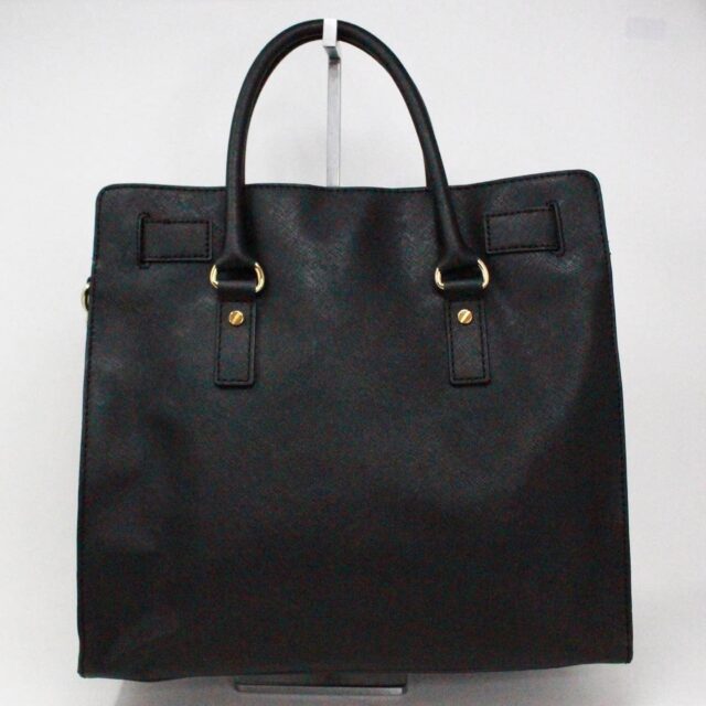MICHAEL KORS 37348 Black Saffiano Leather Tote Bag 2