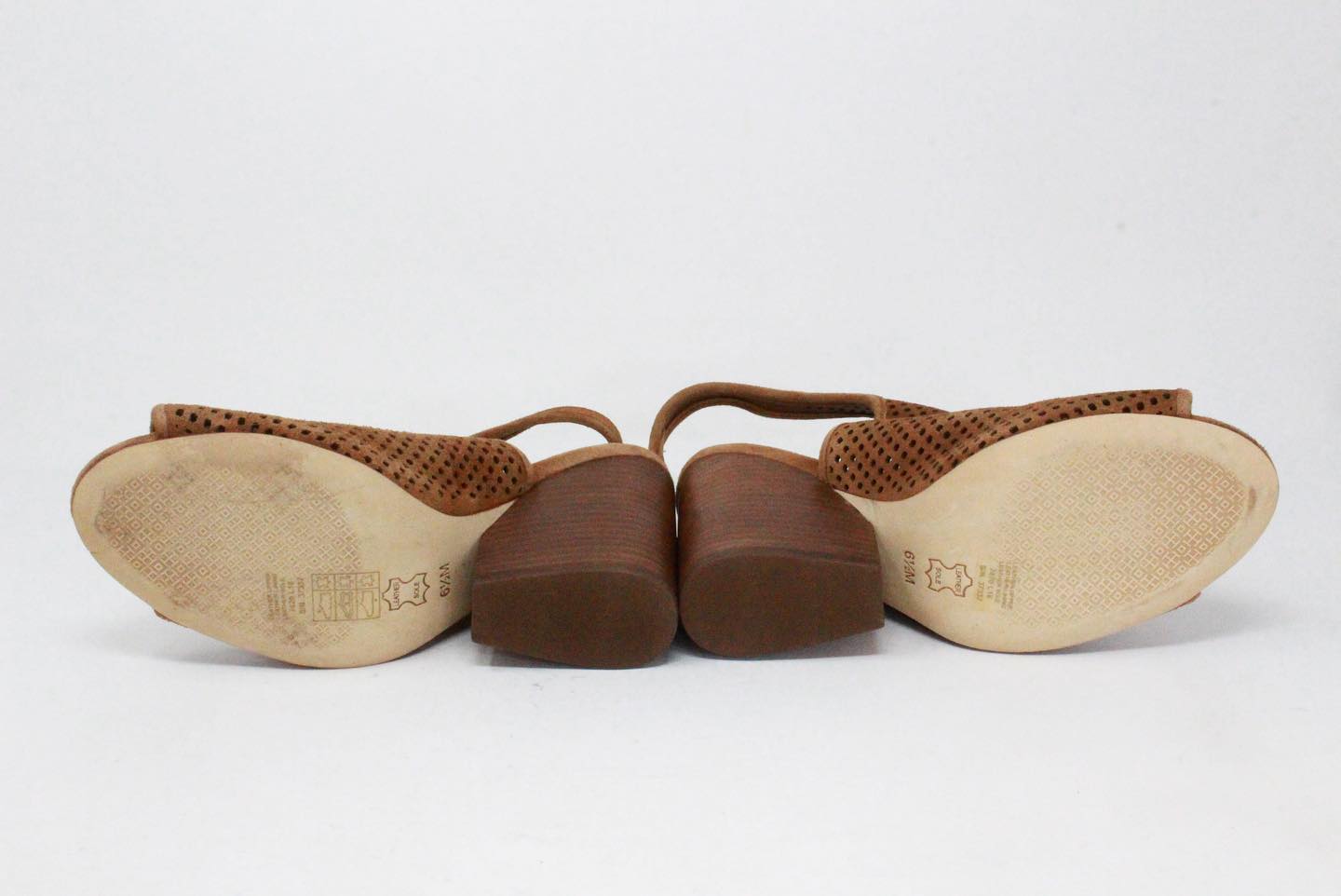 LOUIS VUITTON SANDALS Flat Slipper Ladies Size US6.5 EU36 Brown