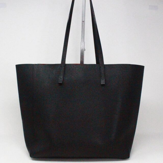 CAROLINA HERRERA 37850 Black Leather Medium Tote Bag B