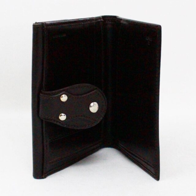 FENDI 38182 Brown Leather Bifold Wallet C