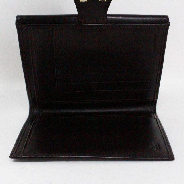 FENDI 38182 Brown Leather Bifold Wallet D