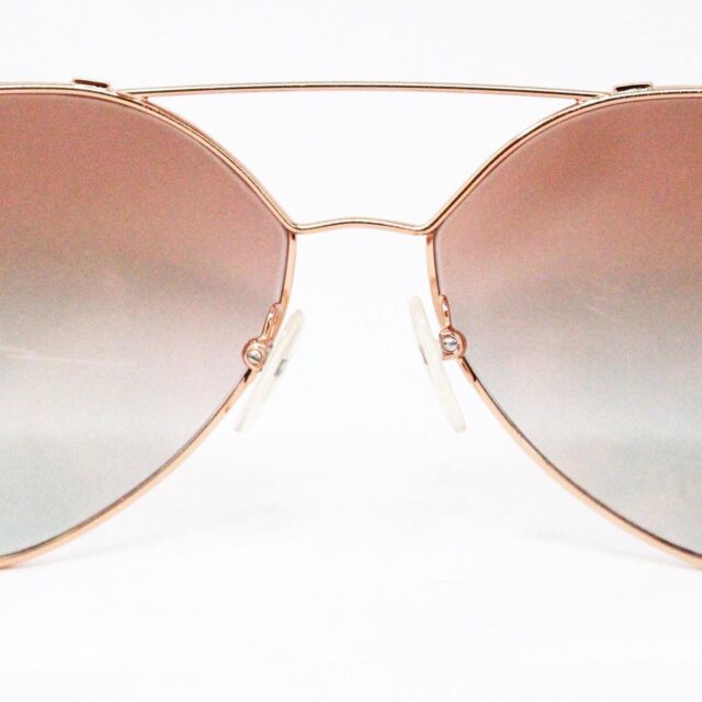 PRADA 38001 Gold Pink Mirrored Cat Eye Sunglasses 4