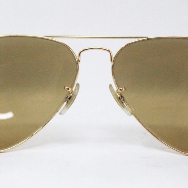 RAY BAN 38403 Gold Frame Gradient Aviator Sunglasses 4