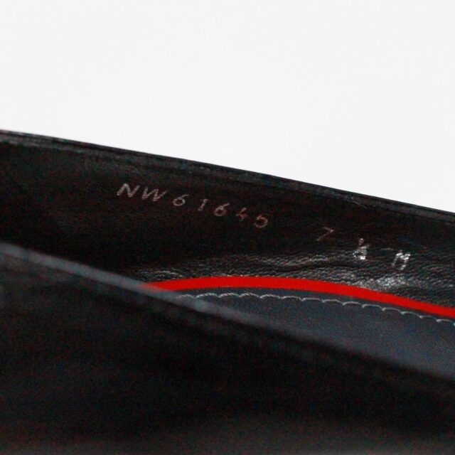 STUART WEITZMAN 37793 Black Leather Peep Toe Heels US 7.5 EU 37.5 H