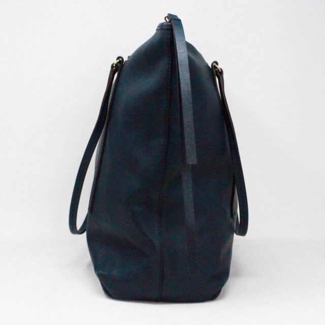 CAROLINA HERRERA 38818 Navy Blue Leather Shoulder Bag D