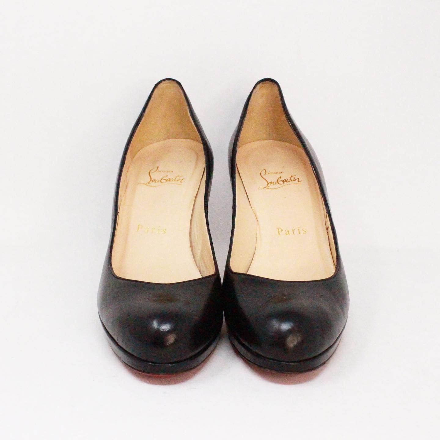 Women's Louis Vuitton Snake Skin Shoes Black Wedge Heel U.S. Size 7/ 7.5  EURO 39