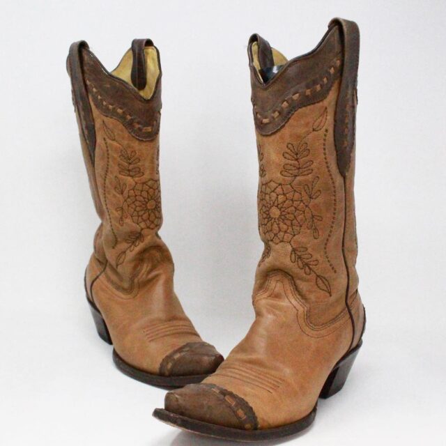 CORRAL BOOTS 38457 Brown Western Cowboy Boots A