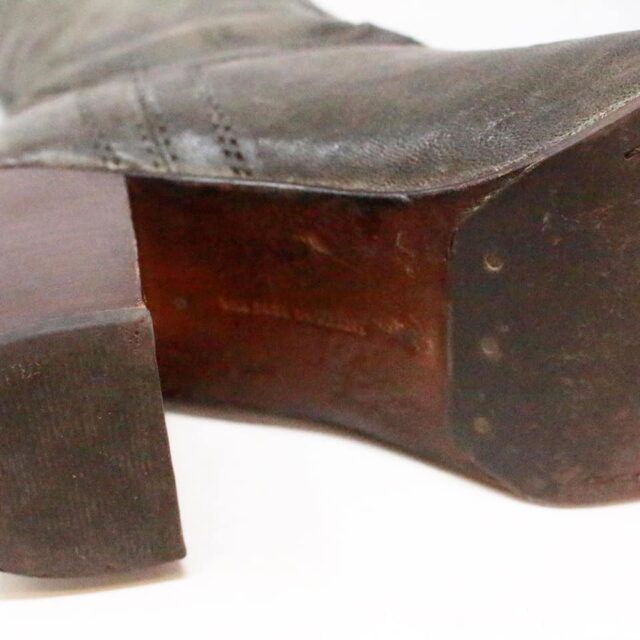 FRYE 38960 Long Leather Heel BootsUS 7.5 EU 37.5 6