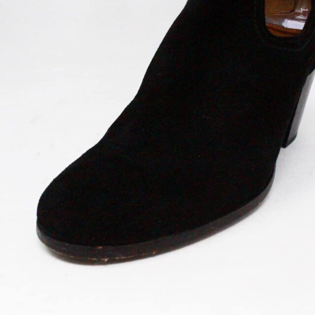 FRYE Black Suede Cut Out Ankle Booties US 8 EU 38 5