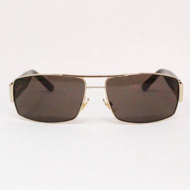 GUCCI 38829 Brown Polarized Rectangular Sunglasses C