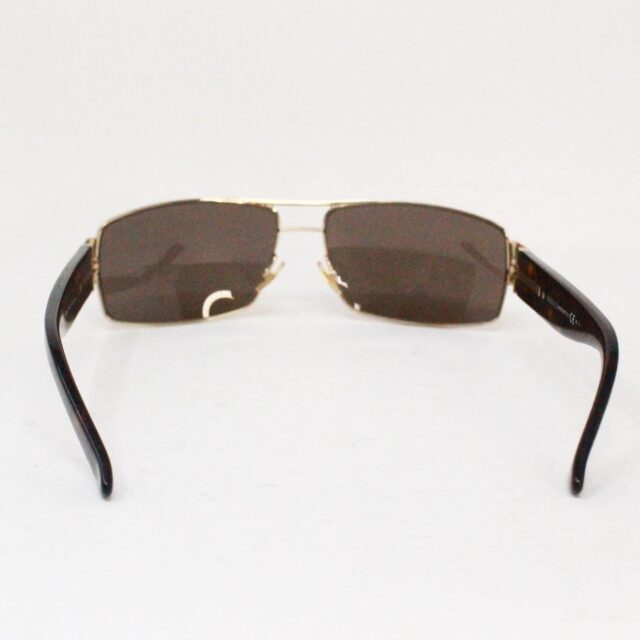 GUCCI 38829 Brown Polarized Rectangular Sunglasses D
