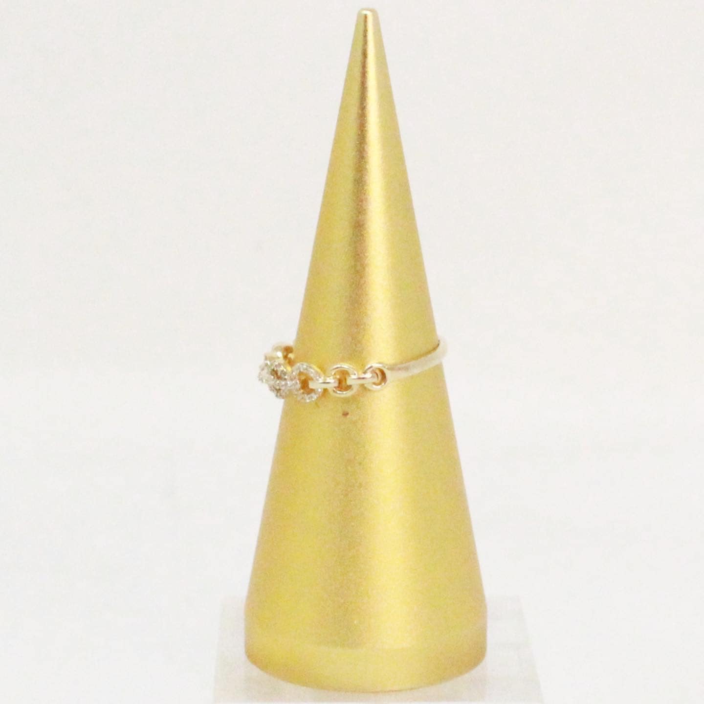 Jewelry 38879 10 K Gold Diamond Ring Size 8 2