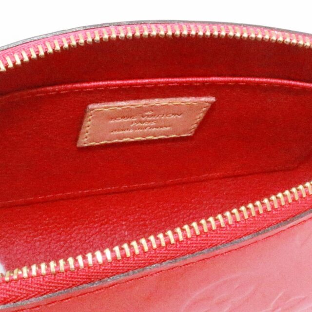 LOUIS VUITTON 39080 Red Monogram Vernis Leather Cosmetic Bag i