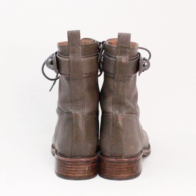 LOUISE ET CIE 38961 Gray Leather Boots US 7.5 EU 37.5 4