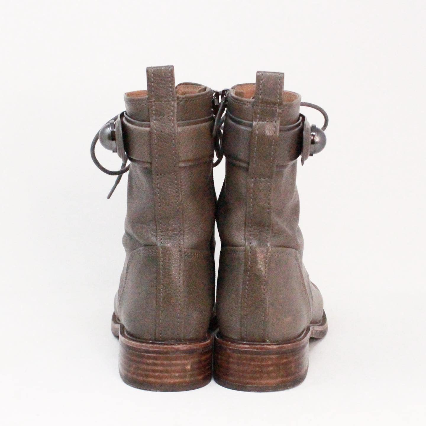 LOUISE ET CIE #38961 Gray Leather Boots (US 7.5 EU 37.5) – ALL