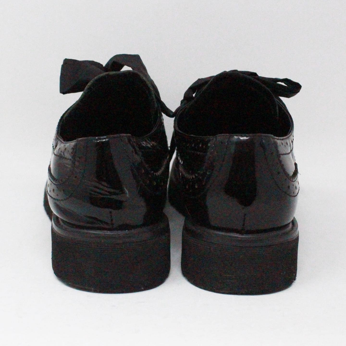 PRADA 38074 Black Patent Leather Shoes US 6 EU 36 d