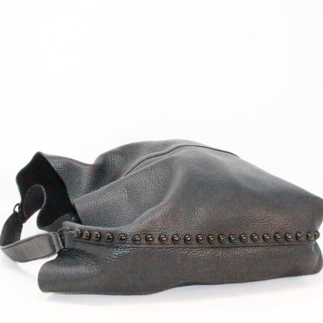 REBECCA MINKOFF 39049 Black Leather Shoulder Bag f