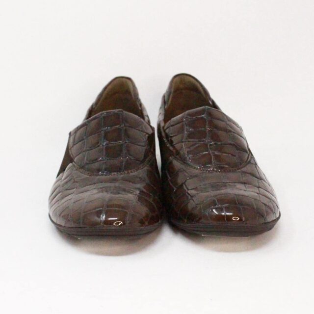 SESTO MEUCCI 38862 Brown Patent Leather Loafers US 6.5 EU 36.5 3