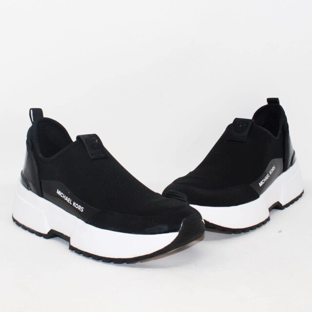 MICHAEL KORS 39498 Black Elastic Fabric Sneakers US 9.5 EU 39.5 a