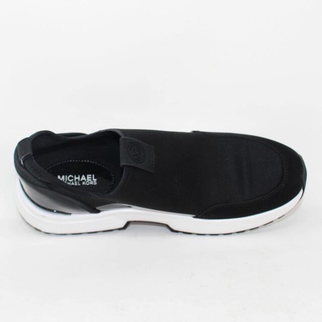 MICHAEL KORS 39498 Black Elastic Fabric Sneakers US 9.5 EU 39.5 f