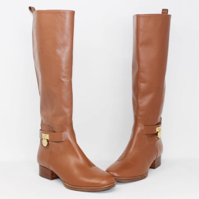TORY BURCH 39237 Brown Leather Tall Boots US 6.5 EU 36.5 a