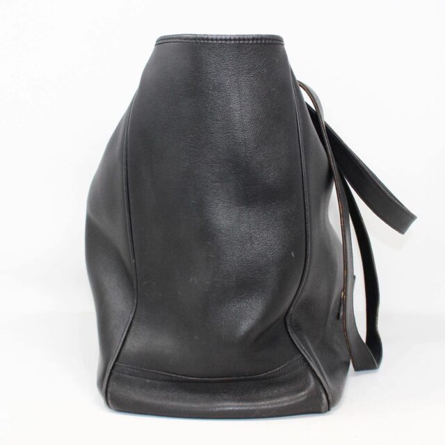 DOONEY BOURKE 39809 Black Leather Tote Bag d