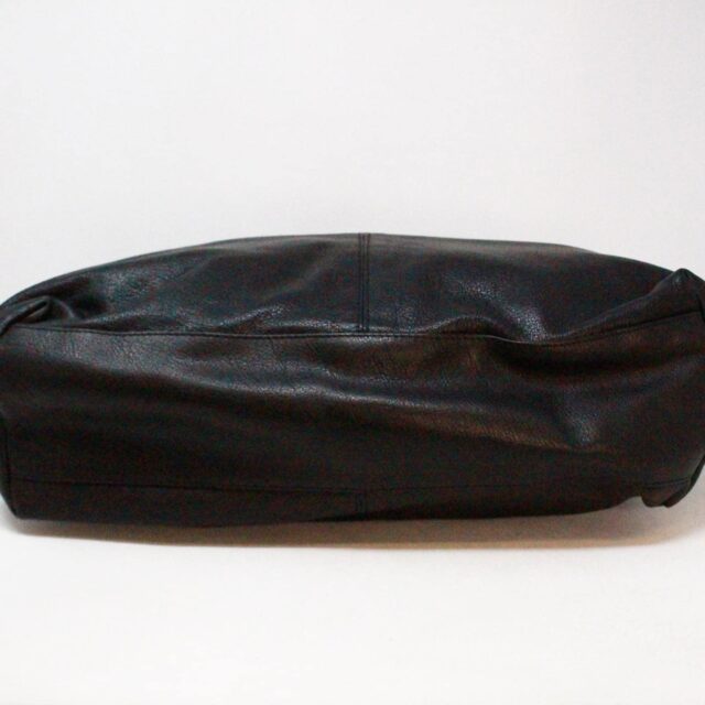 FRANCESCO BIASIA 39539 Large Black Leather Satchel Bag e