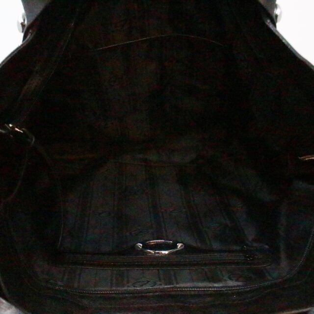 FRANCESCO BIASIA 39539 Large Black Leather Satchel Bag f