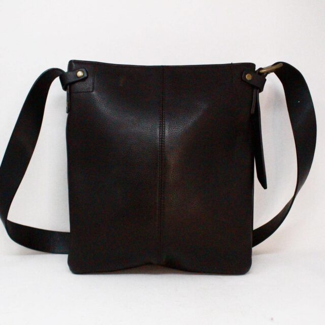 HYPE 39573 Brown Leather Messenger Bag b