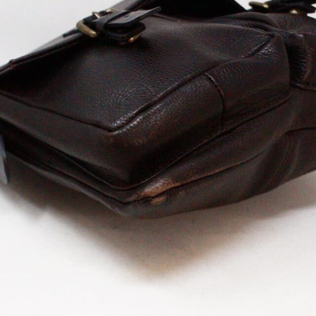 HYPE 39573 Brown Leather Messenger Bag e