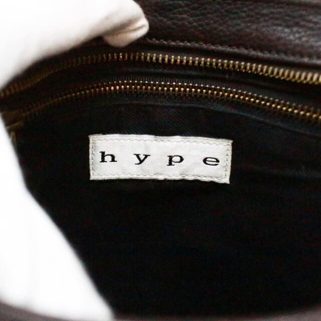 HYPE 39573 Brown Leather Messenger Bag i